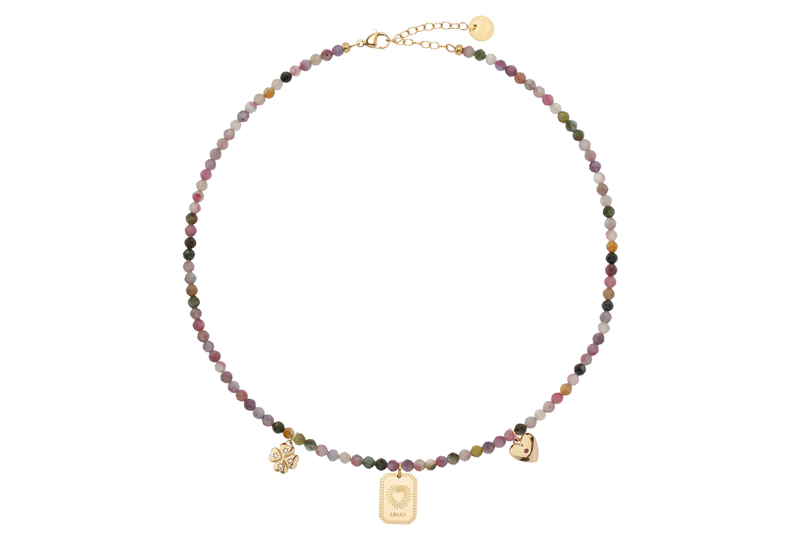 Liu Jo Úchvatný korálkový náhrdelník z ocele Icones LJ3156