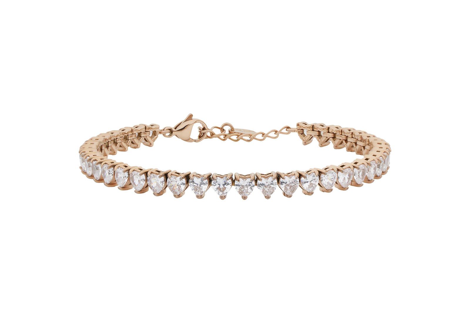 Liu Jo Srdcový tenisový náramok s kryštálmi Stones LJ3225