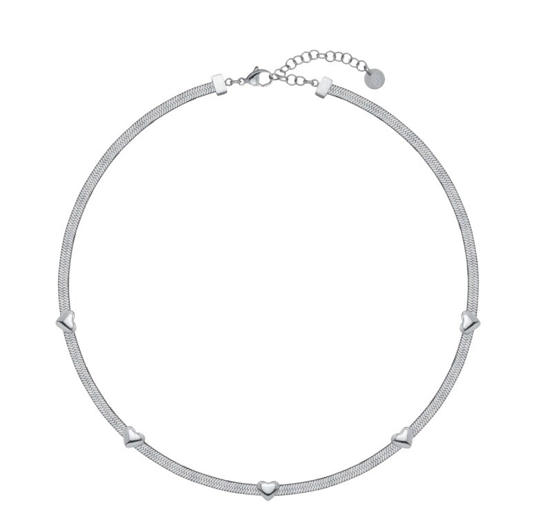 Liu Jo Srdečný oceľový náhrdelník pre ženy Hádok LJ3190