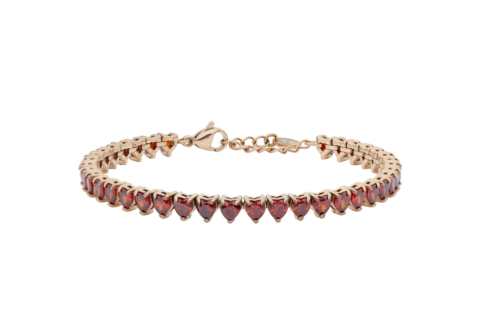 Liu Jo Tenisový náramok s kryštálmi Srdce Stones LJ3226