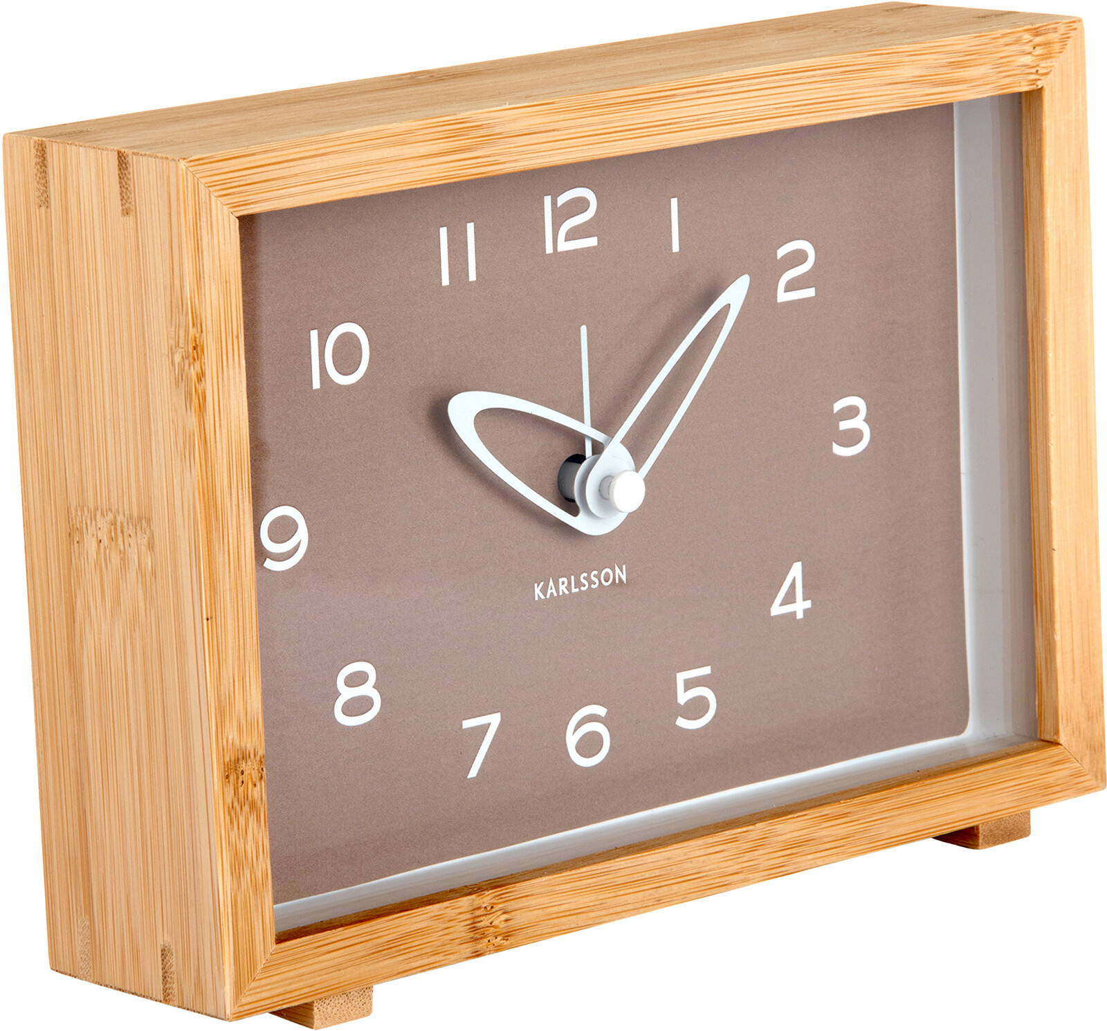 Karlsson Dizajnové hodiny s budíkom KA6034BR