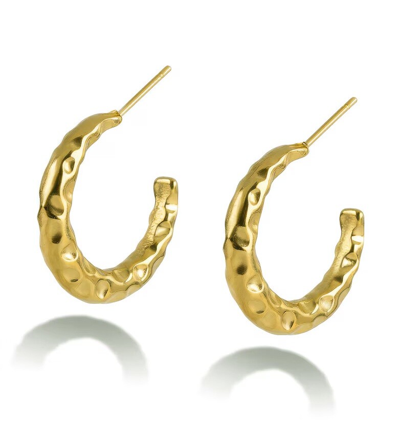 Emily Westwood Moderné pozlátené kruhy Emvelle EWE260789G