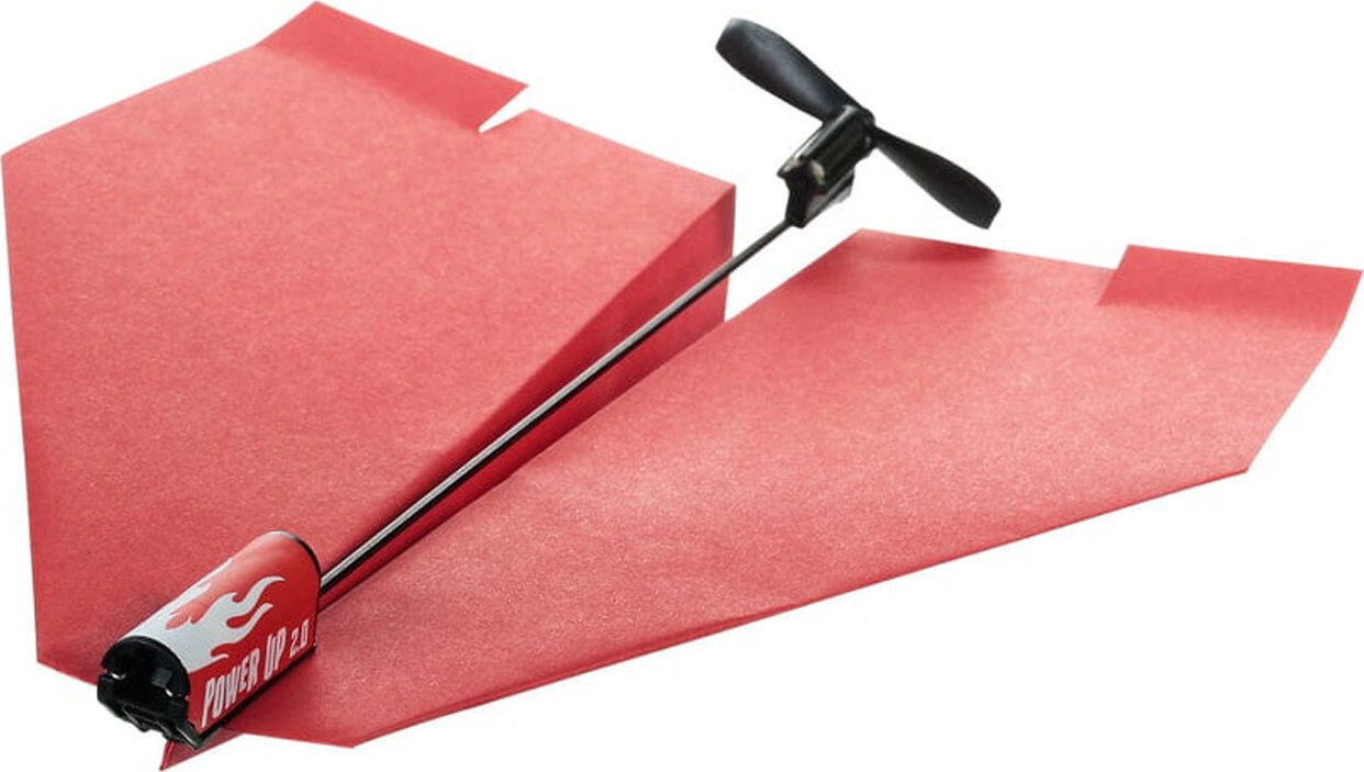 PowerUp Toys PowerUp 2.0 - elektrická vlaštovka, červená