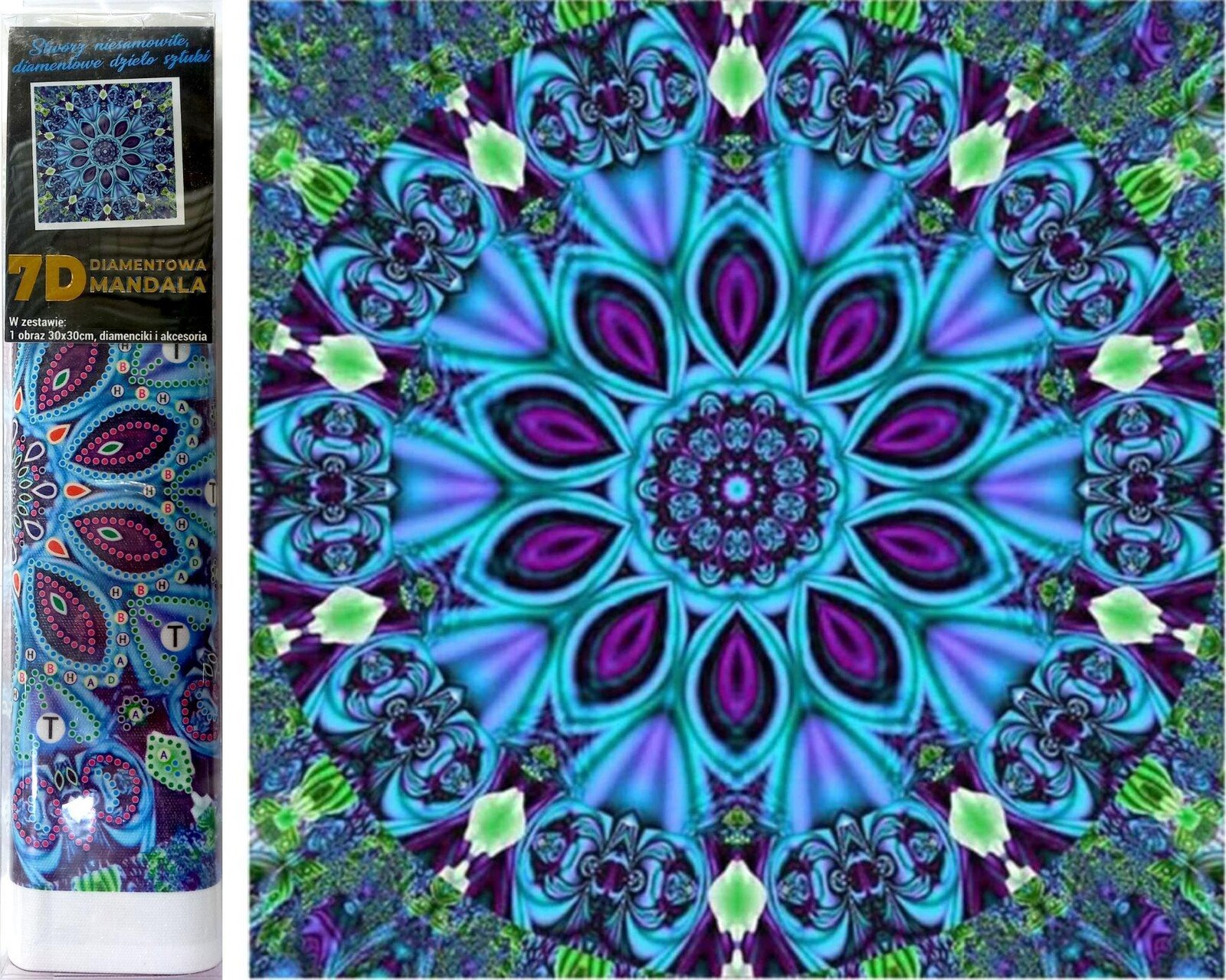 Norimpex 7D Magická mandala 30 × 30 cm