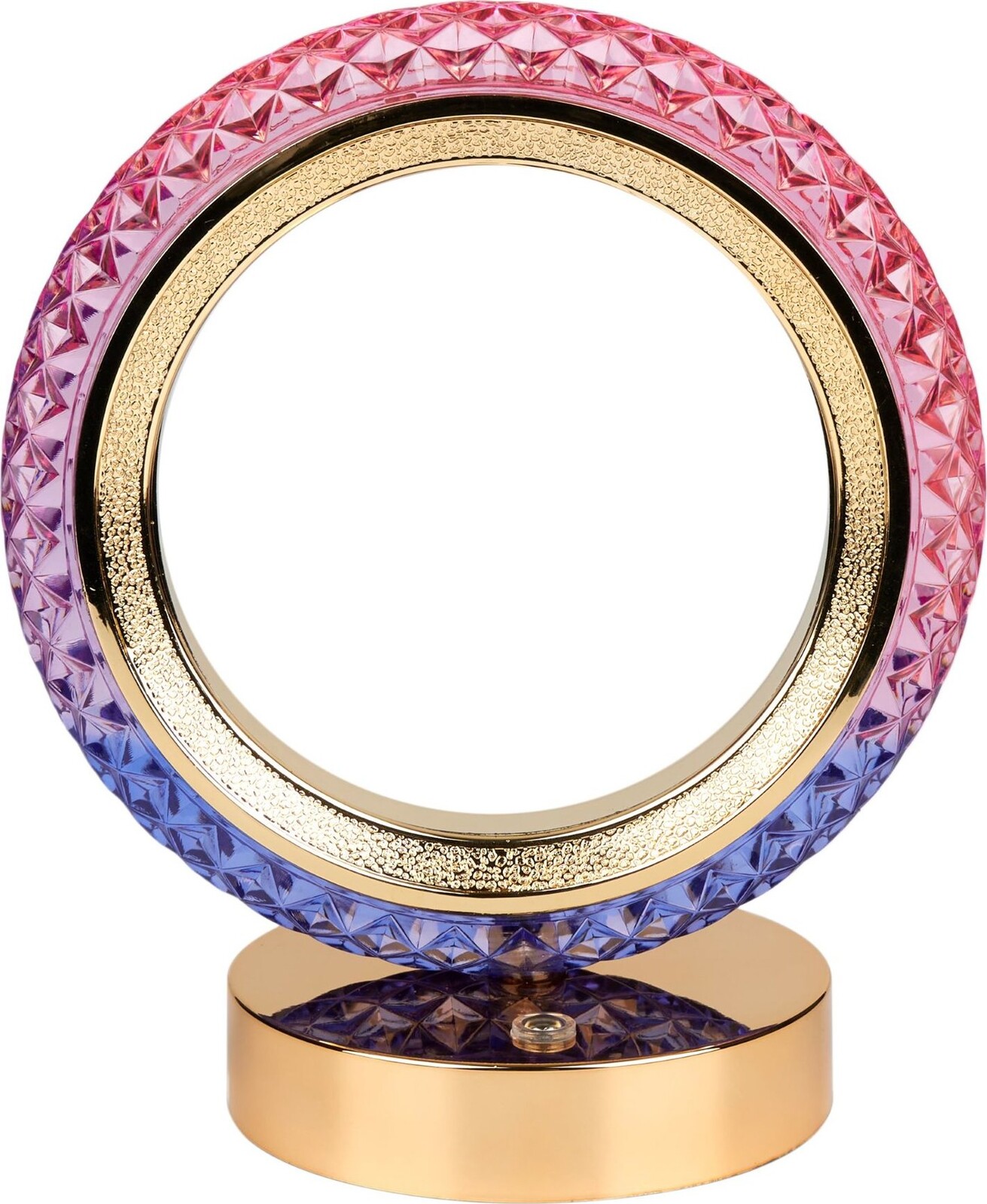 Berger Bezdrátová noční LED lampička RGB zlatá s akumulátorem, USB nabíjení, dotyková, stmívatelná