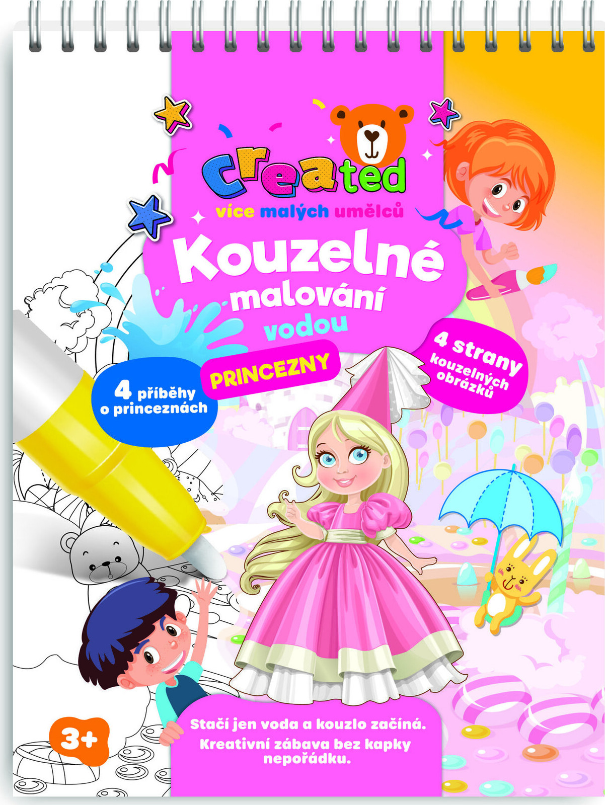 Created Kúzelné maľovanie – princezné