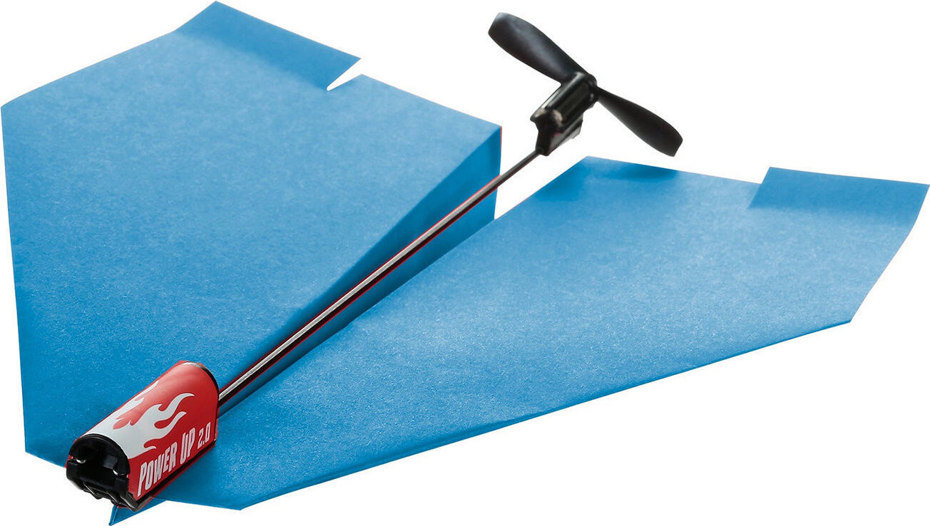 PowerUp Toys PowerUp 2.0 - elektrická vlaštovka, modrá