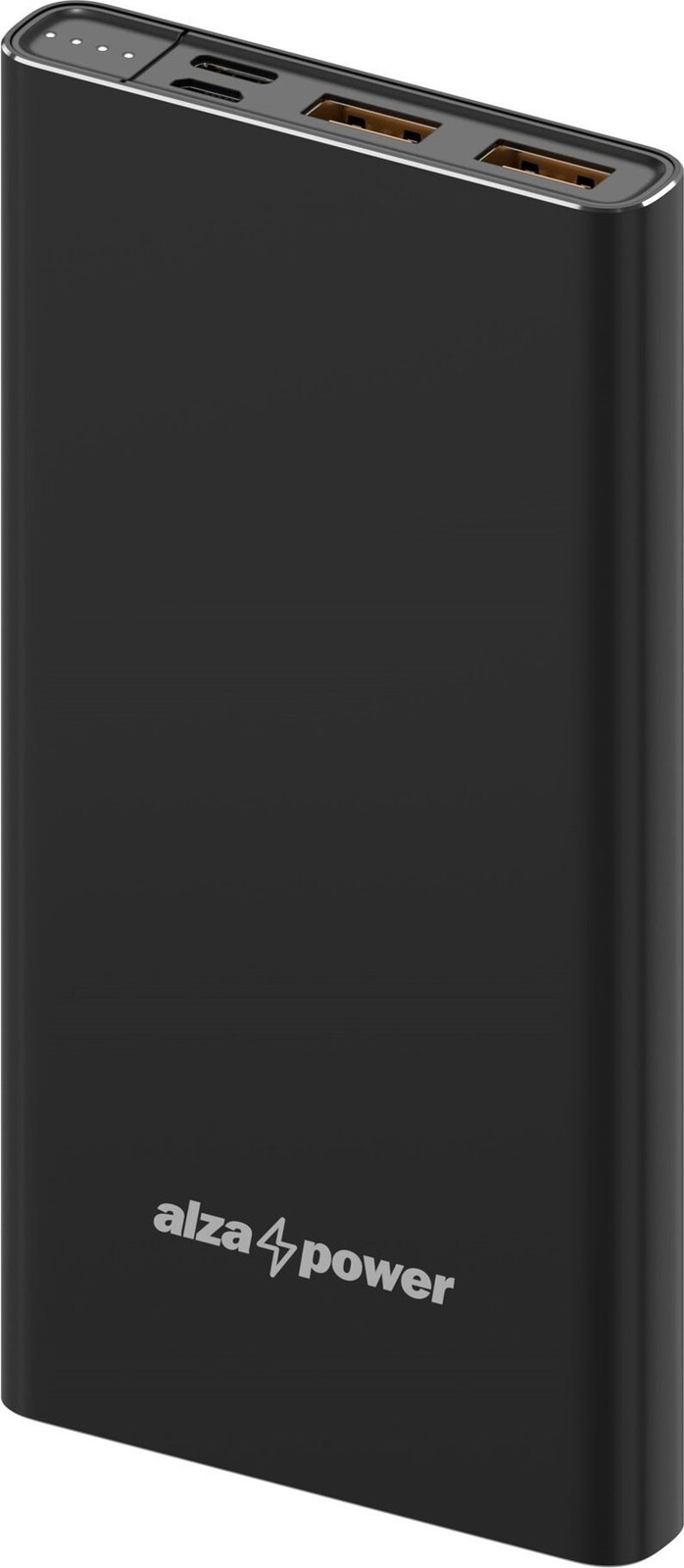 AlzaPower Metal 10000 mAh Fast Charge + PD3.0 čierna