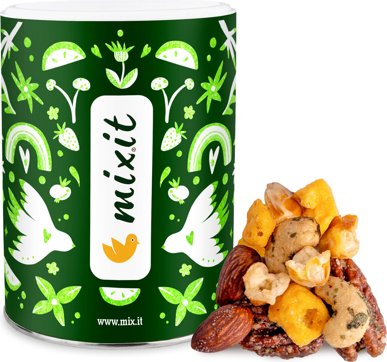 Mixit Crunchy mix Syr, crunchy corn a oriešky s medvedím cesnakom