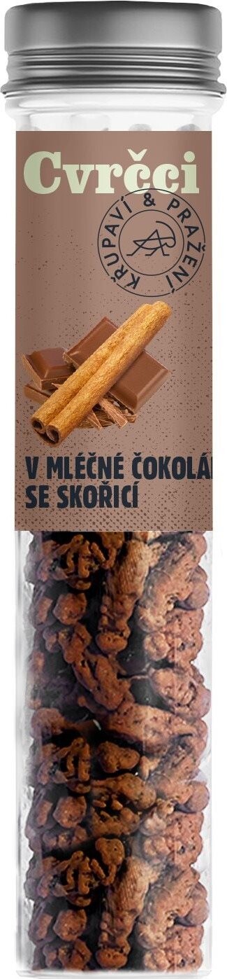 SENS Svrčky v čokoláde – Mliečna čokoláda so škoricou