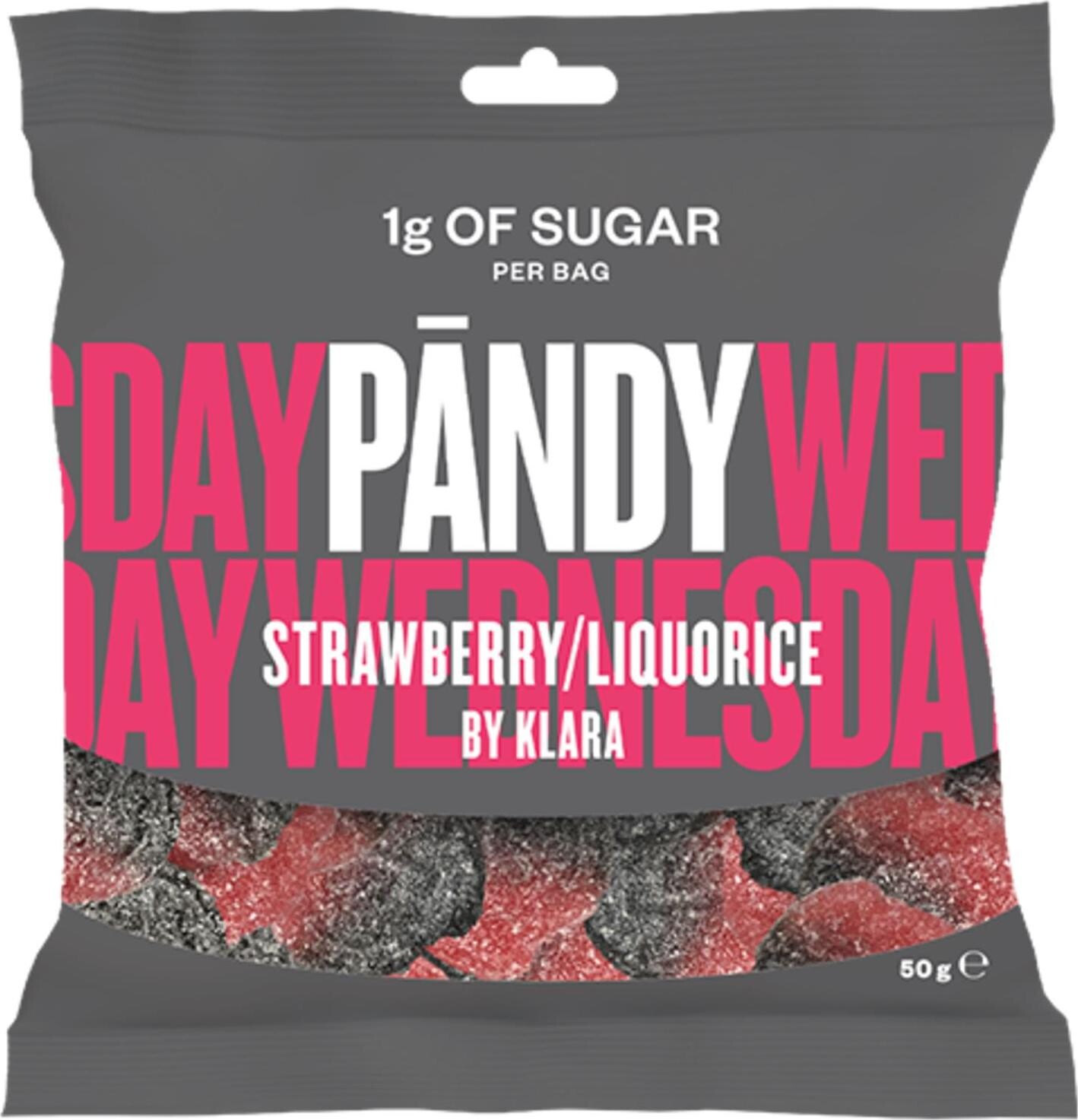 Pandy Candy 50 g strawberry liquorice