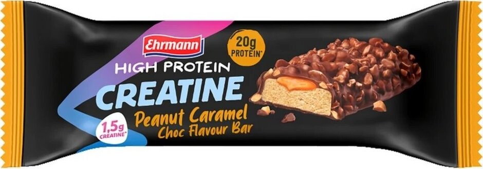 Ehrmann High Protein Creatine Bar Peanut Caramel Choc Flavour 60 g