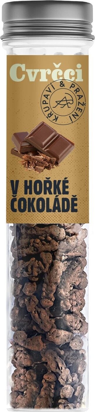 SENS Cvrčky v čokoláde 30 g – Horká čokoláda