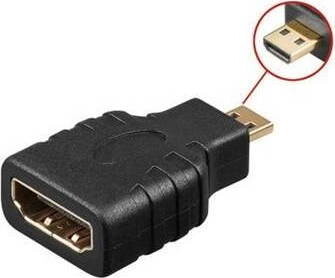 PremiumCord Adapter HDMI A samica - micro HDMI D samec