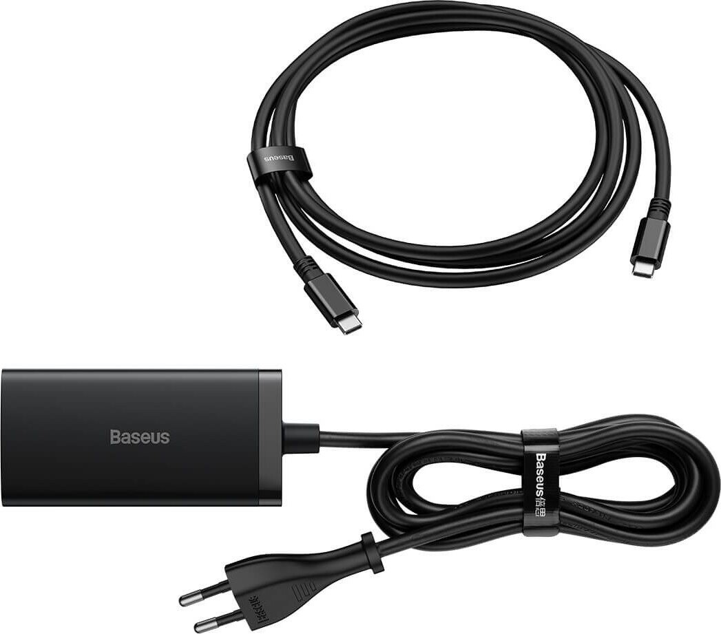 Baseus GaN5 Pro Desktop Fast Charger 1U+2C+HDMI 67W s 1,5 m power cord EU Black (With Full Feature
