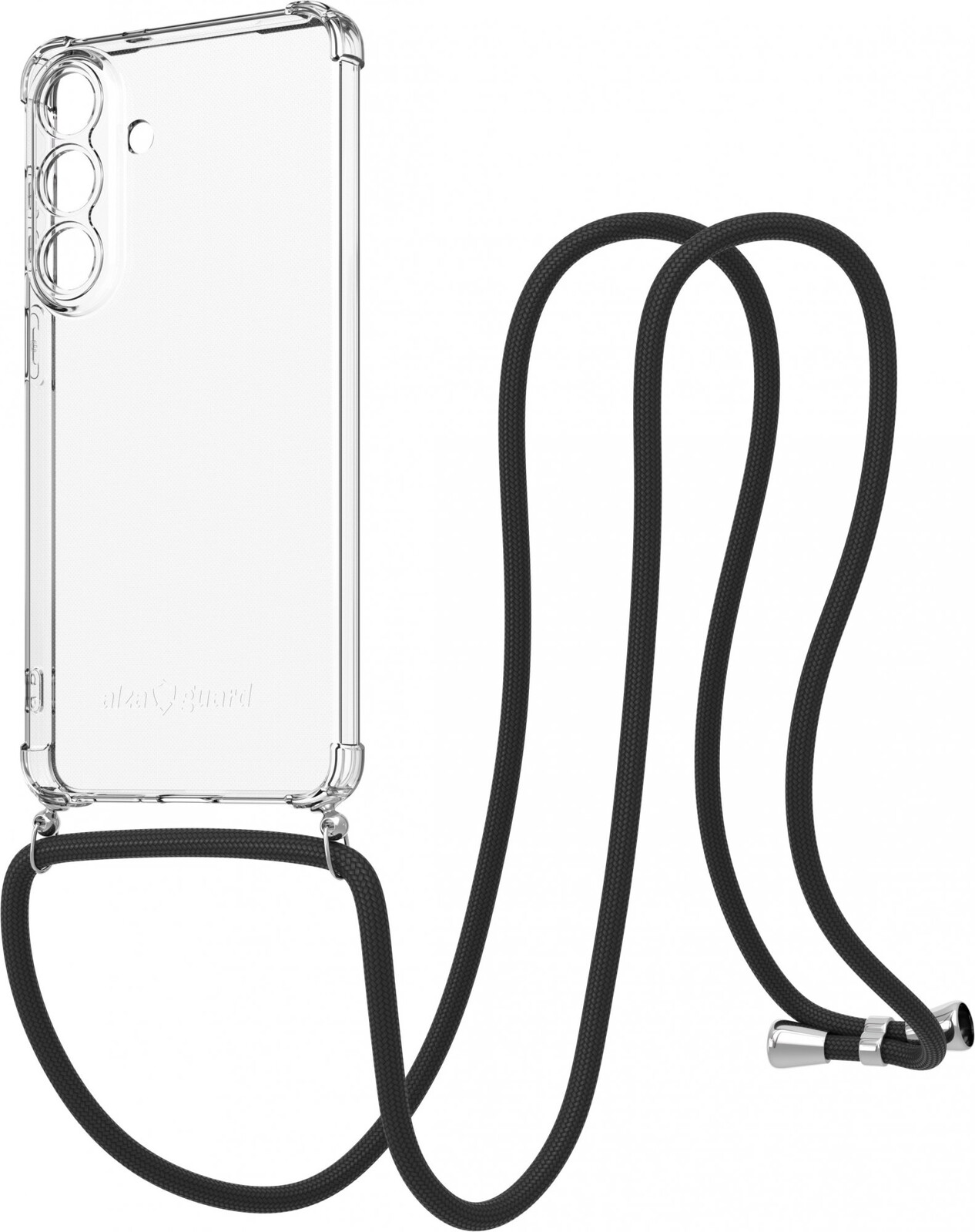 AlzaGuard Luxe Lanyard Case pre Samsung Galaxy S26+ čierny