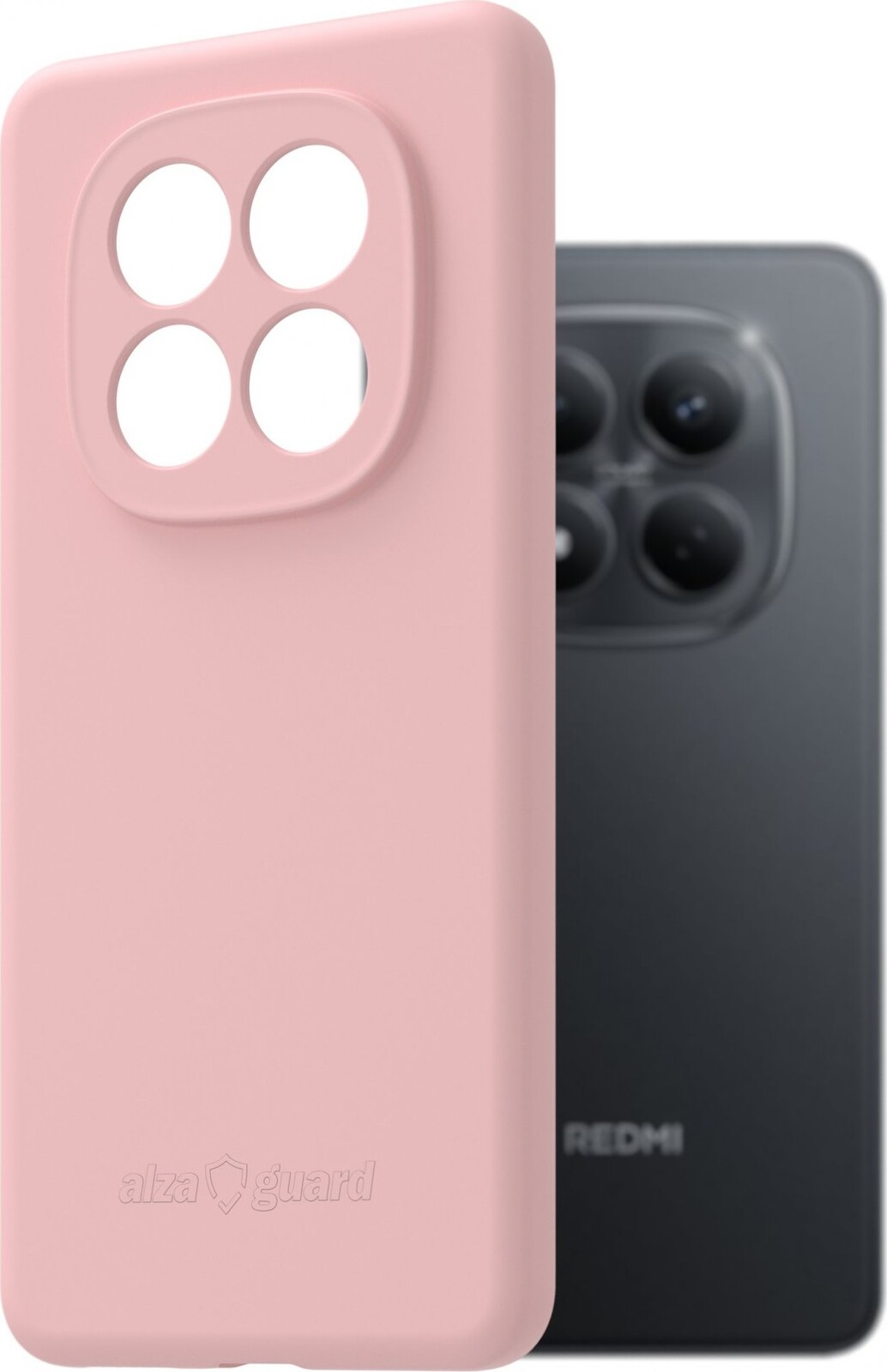 AlzaGuard Matte TPU Case pre Xiaomi Redmi Note 15 Pro 4G ružové