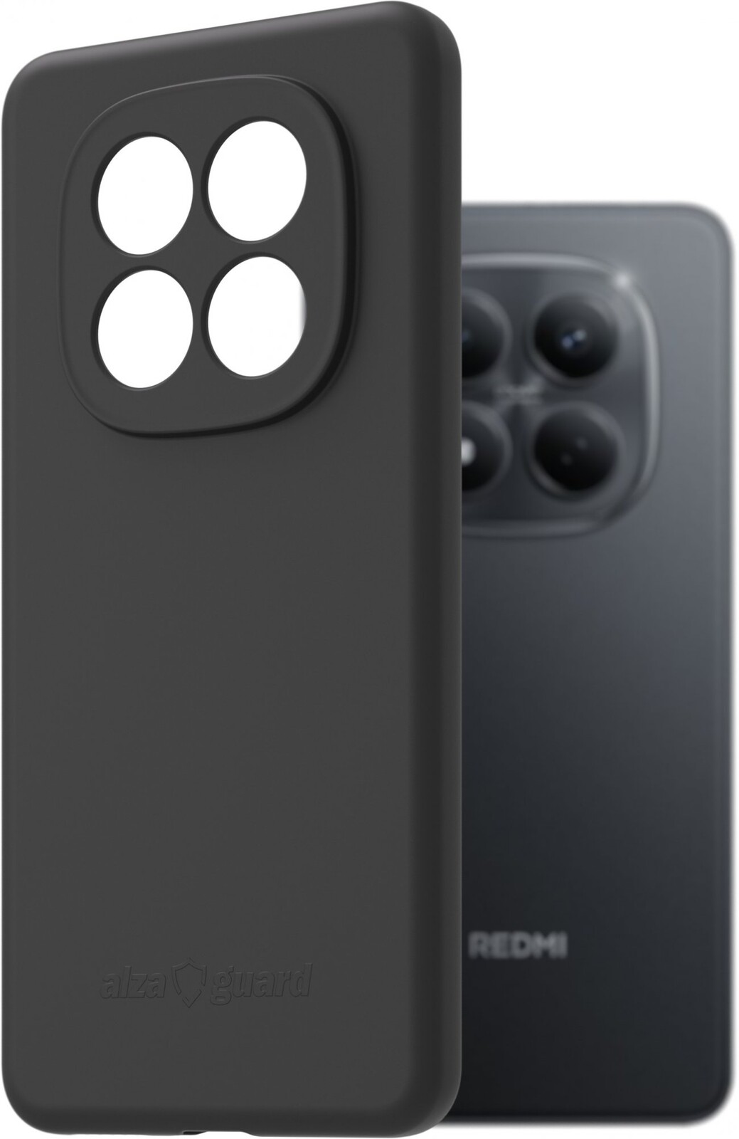 AlzaGuard Matte TPU Case pre Xiaomi Redmi Note 15 Pro 4G čierne