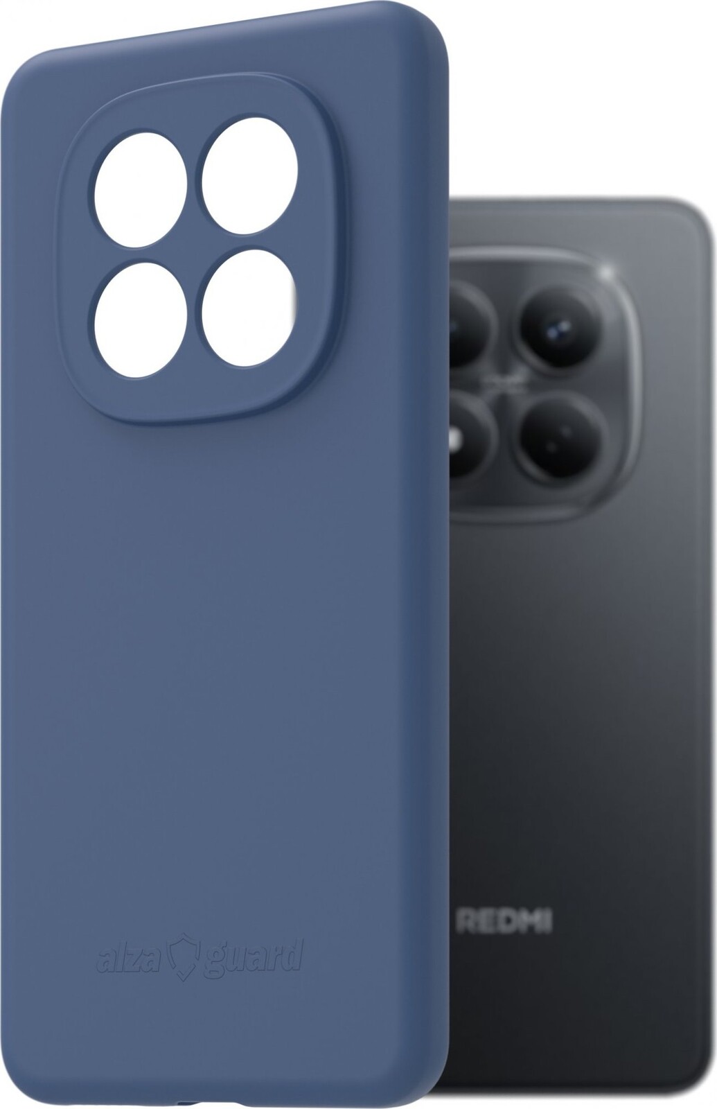 AlzaGuard Matte TPU Case pre Xiaomi Redmi Note 15 Pro 4G modrý