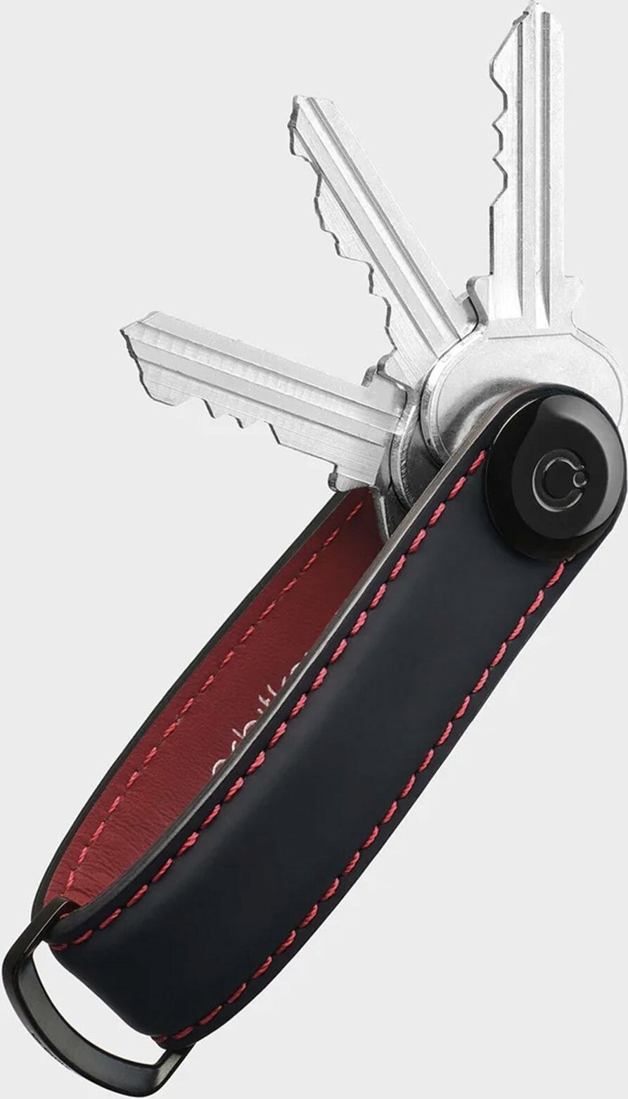 ORBITKEY Key Organiser Matte Leather – Ember