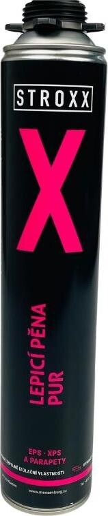 STROXX Lepicí PUR pěna na XPS, EPS a parapety 750 ml