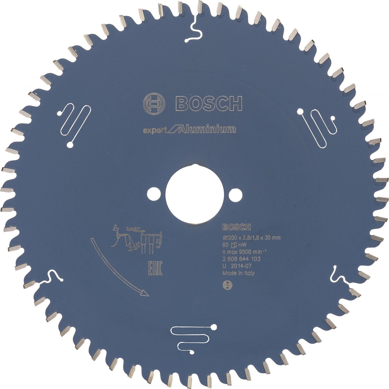 Bosch Pílový kotúč Expert for Aluminium 200 × 30 × 2,8 mm, 60 2.608.644.103