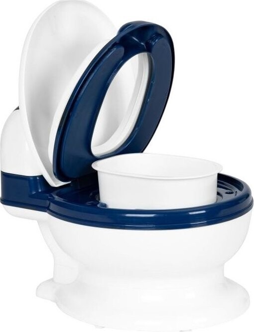 EcoToys HA-P05 Nočník s odnímatelnou vložkou WC prkénka, uzavírací, tmavě modrá