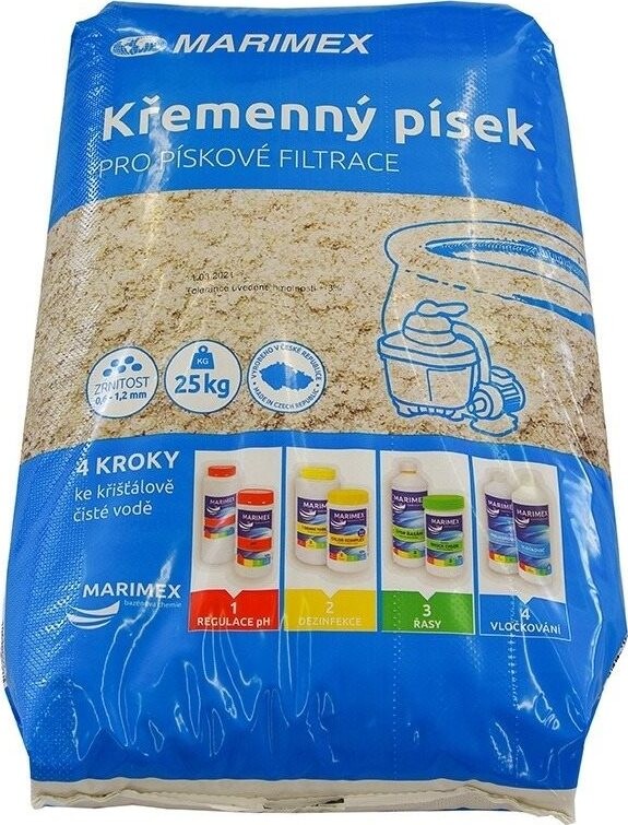 Roztržený obal - Písek do filtrace MARIMEX (více než 50% bezvadného obsahu)