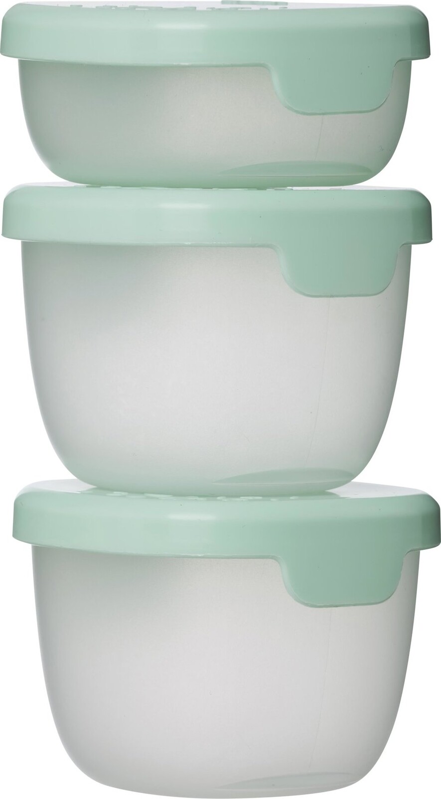 b.box Sada krabiček Snack tubs 3 ks zelené