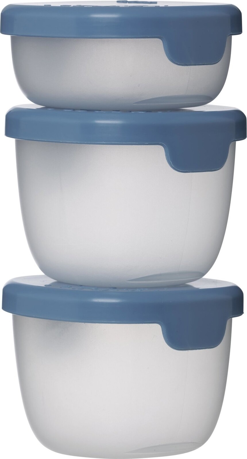 b.box Sada krabiček Snack tubs 3 ks modré