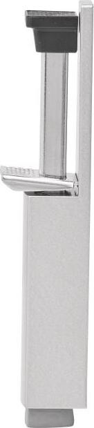 BLAUGELB Dveřní stavěč 60 mm zdvih, typ 3837 stříbrně lakovaný