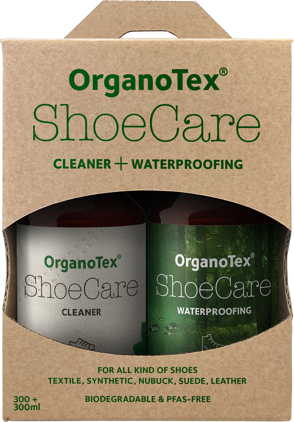 OrganoTex ShoeCare Kit Clean & Reproof 300 ml