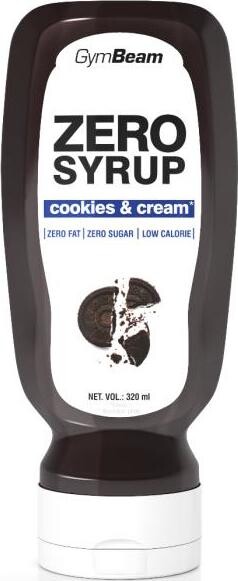 GymBeam Zero Sirup Cookies & Cream 320 ml
