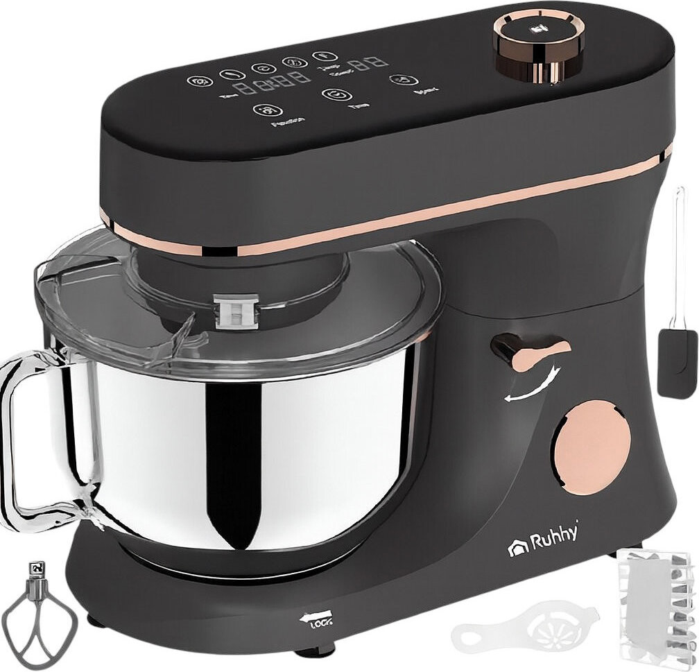 Ruhhy 25727 Kuchynský robot 6,2 L, 2000 W, s funkciou ohrevu, čierny