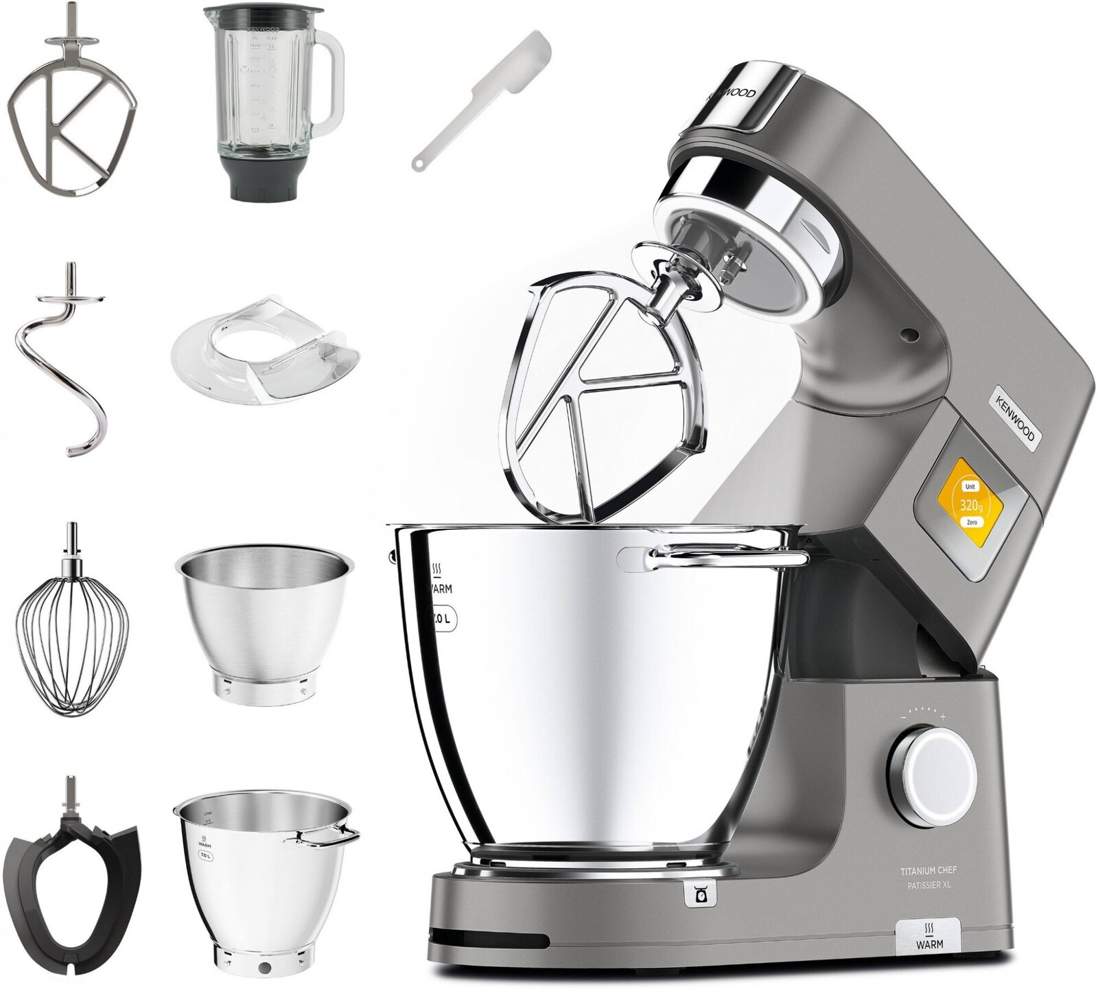 Kenwood KM Titanium Chef Patissier XL KWL90.124.SI