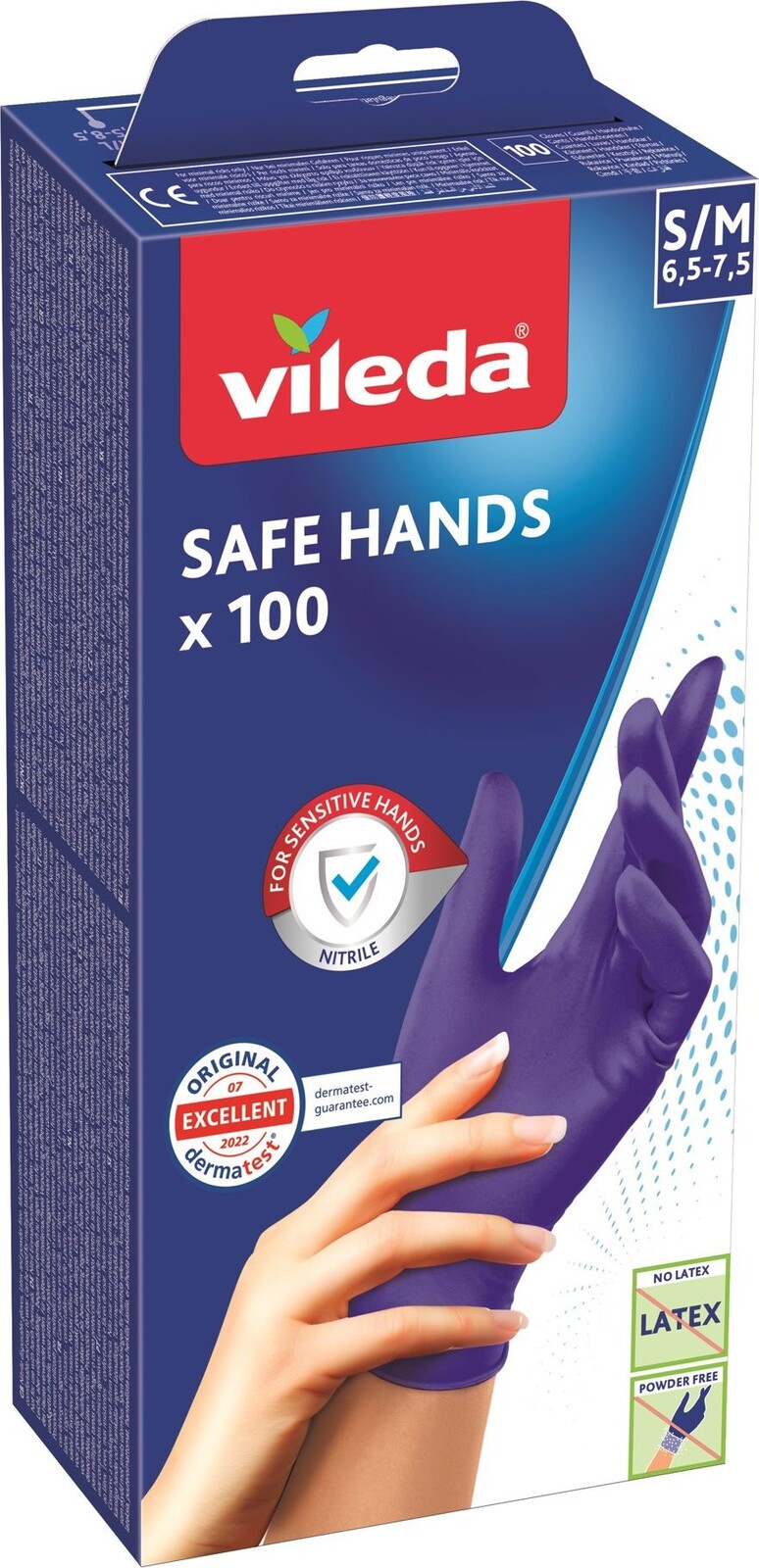 VILEDA Safe Hands S/M, 100 ks