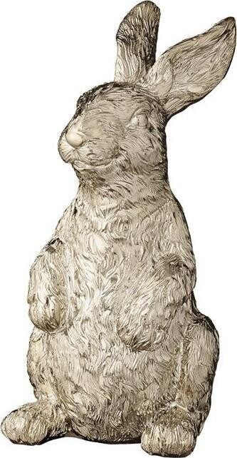 LENE BJERRE Veľkonočná dekorácia – Stojací zajac zlatý, 11 cm