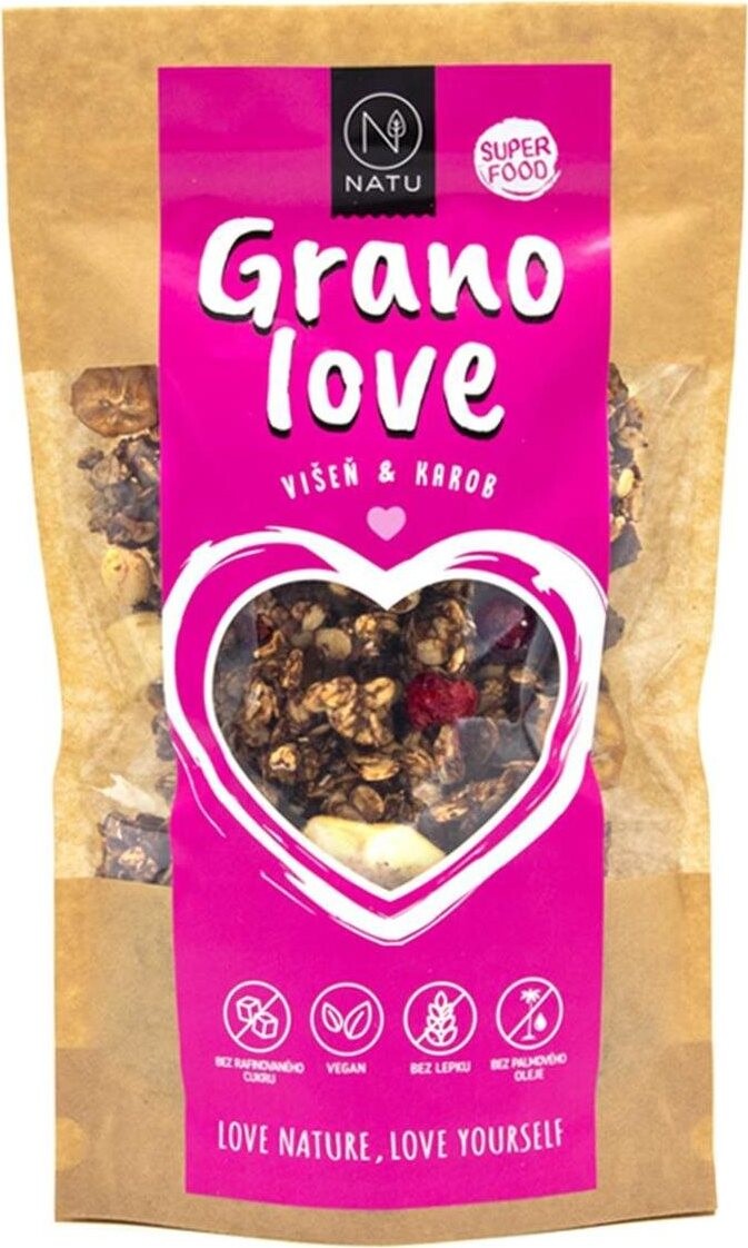 NATU Granolovo Višňa & Karob 350 g