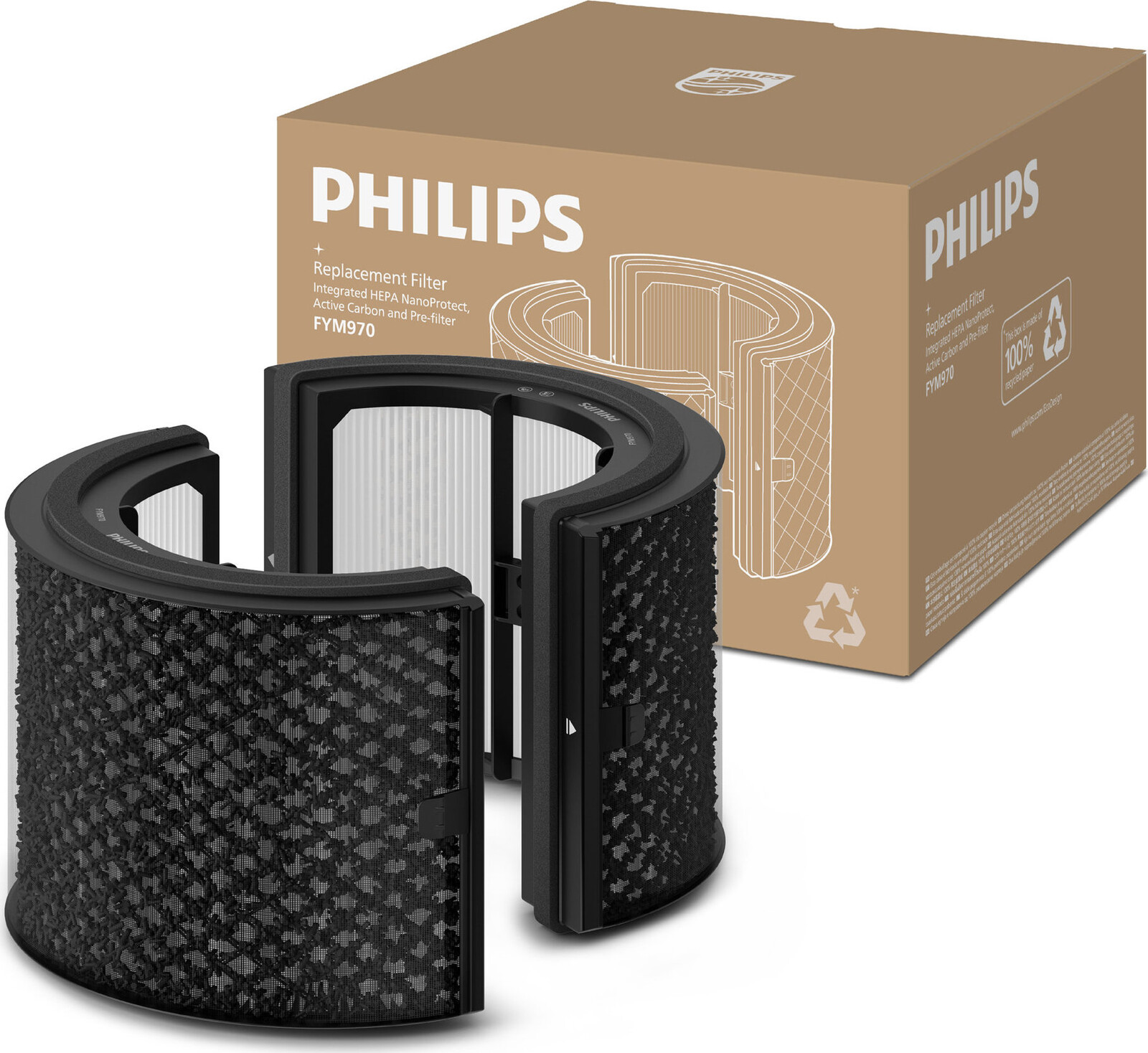 Philips FYM970/30 Náhradní HEPA+AC filtr