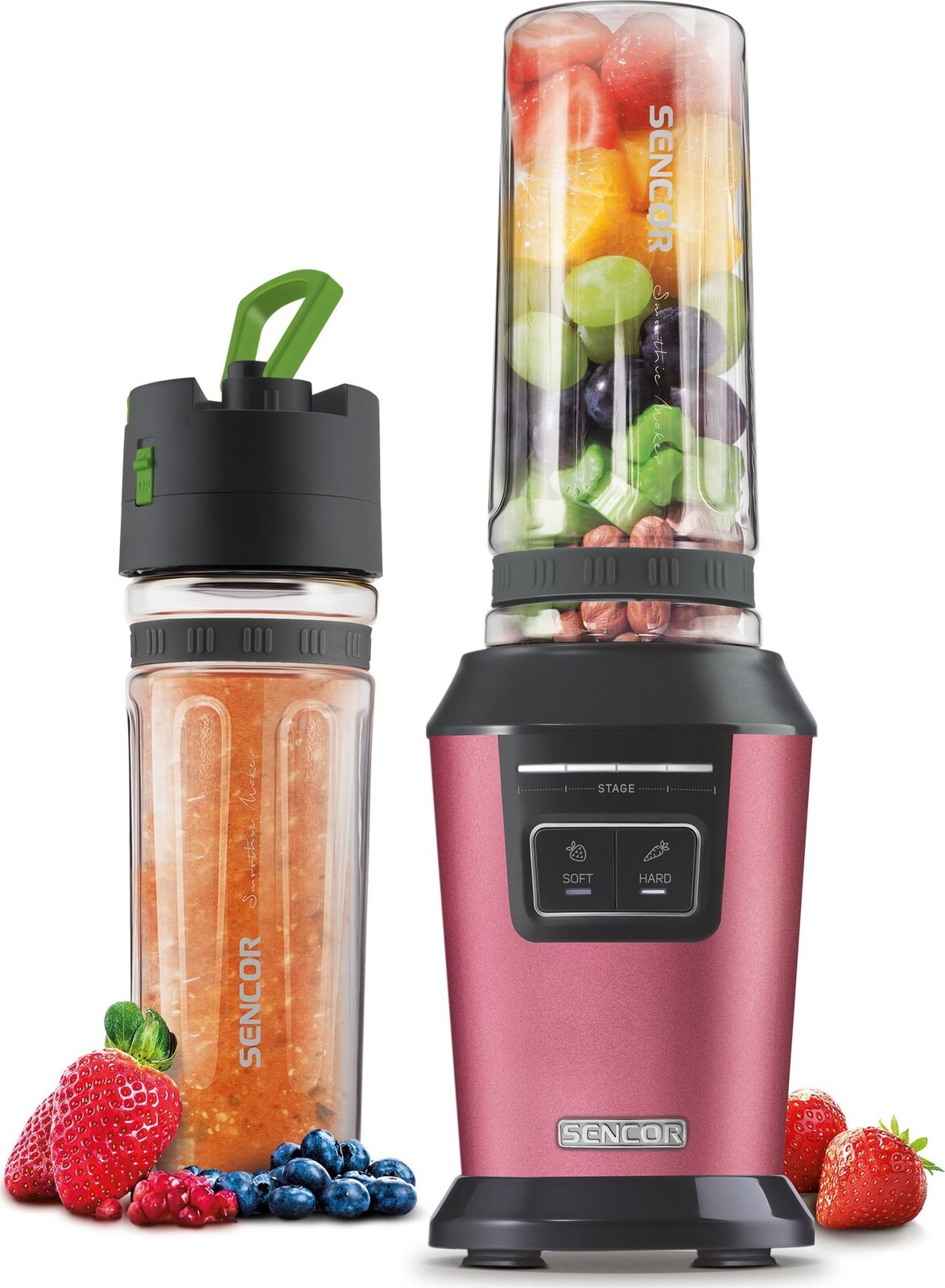 SENCOR SBL 7174RD automatický mixér na smoothie Vitamín+
