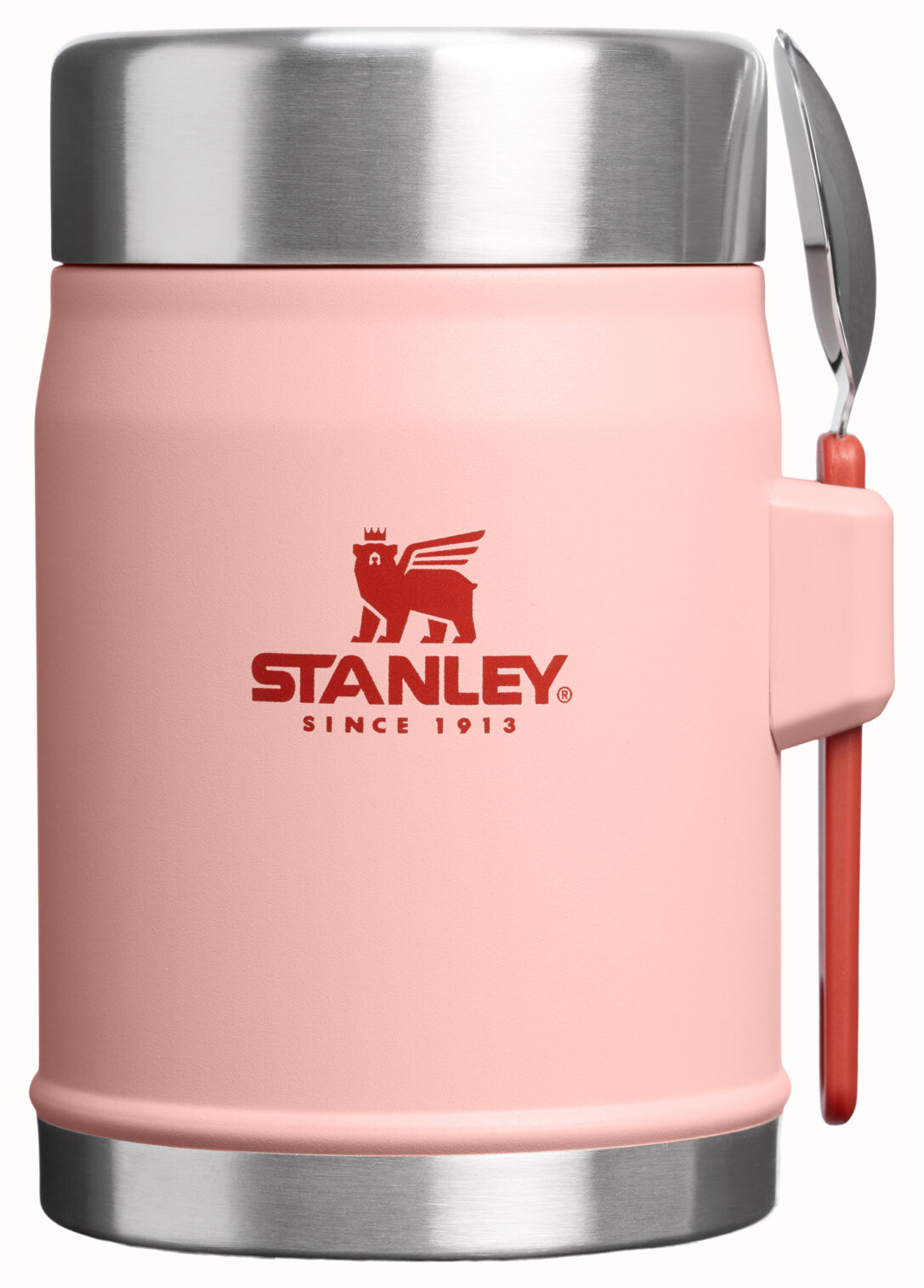 STANLEY Termoska jedálenská s lyžicou/vidličkou The Legendary Classic Food Jar 400 ml/14oz Peach Ros