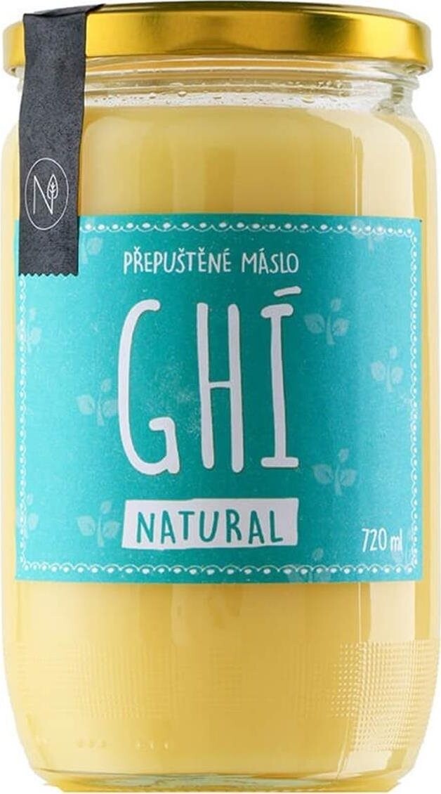 NATU Prepustené maslo ghí 720 ml