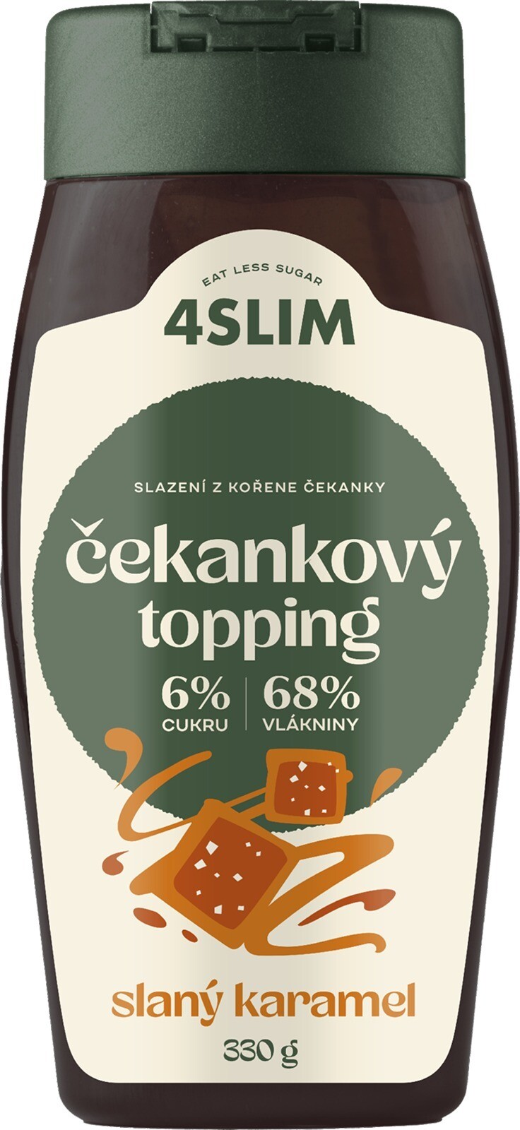 KetoMix Čakankový topping – slaný karamel 330 g