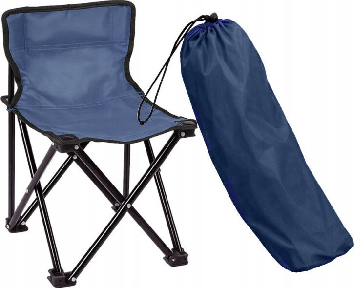 Verk 14638 Křeslo skládací rybářské, kempingové, 100 kg, modré