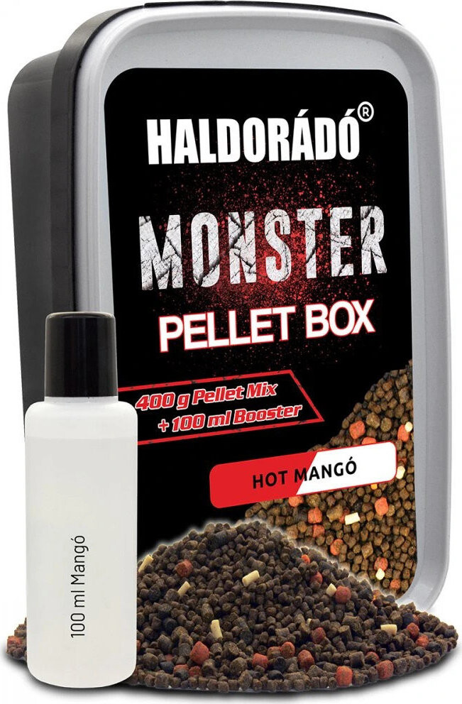 Haldorádó Pelety Monster Pellet Box 400 g 2 mm Hot Mango