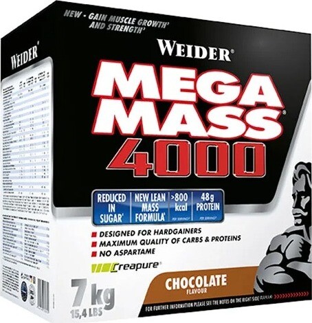 Weider Mega Mass 4000 vanilka 7 kg
