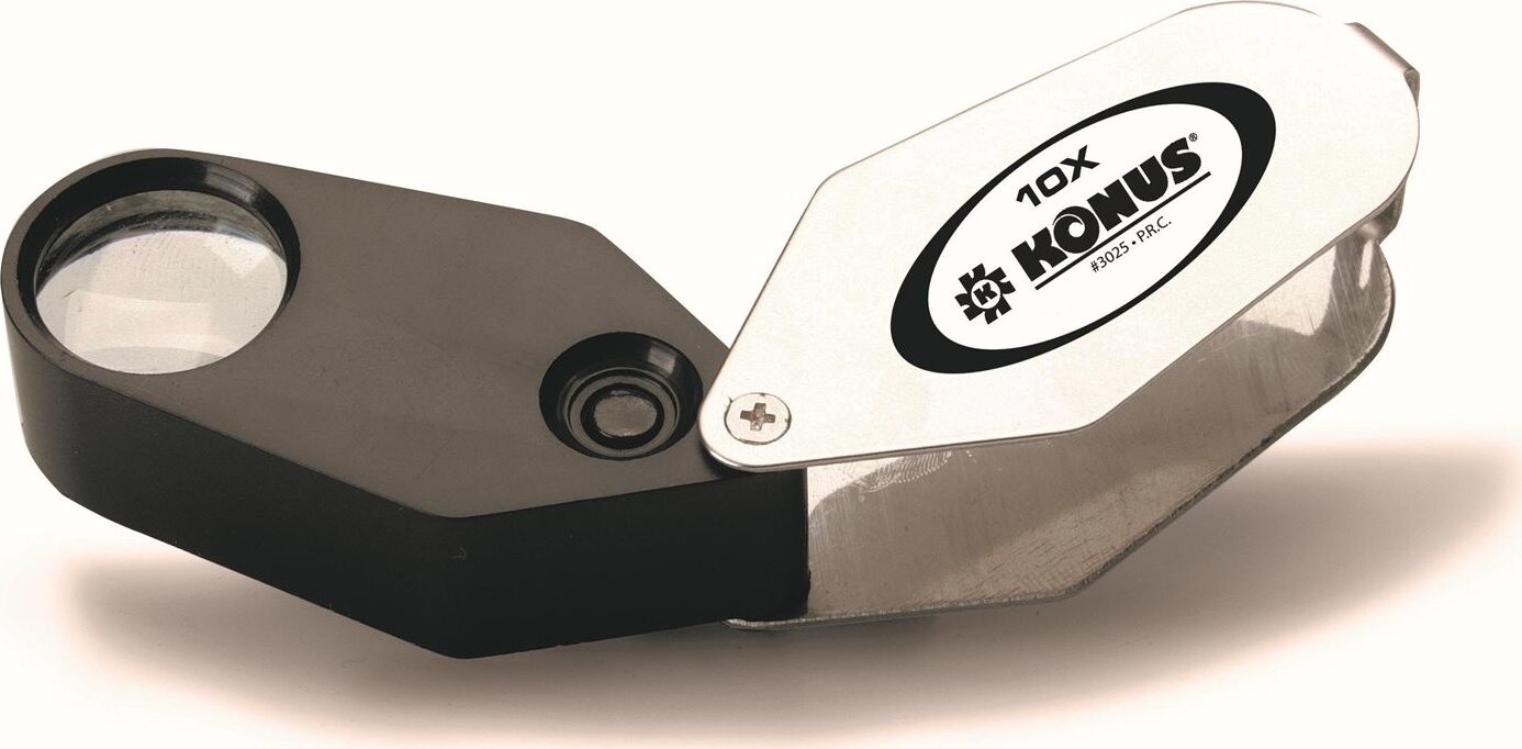 Konus Linen Tester lupa 10× s LED svetlom