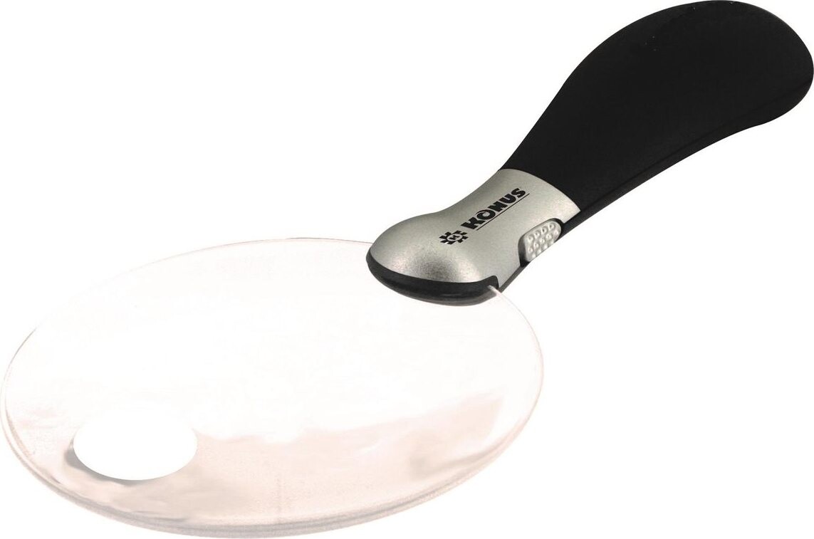 Konus LUX-90 lupa 90 mm 2,5× s LED svetlom