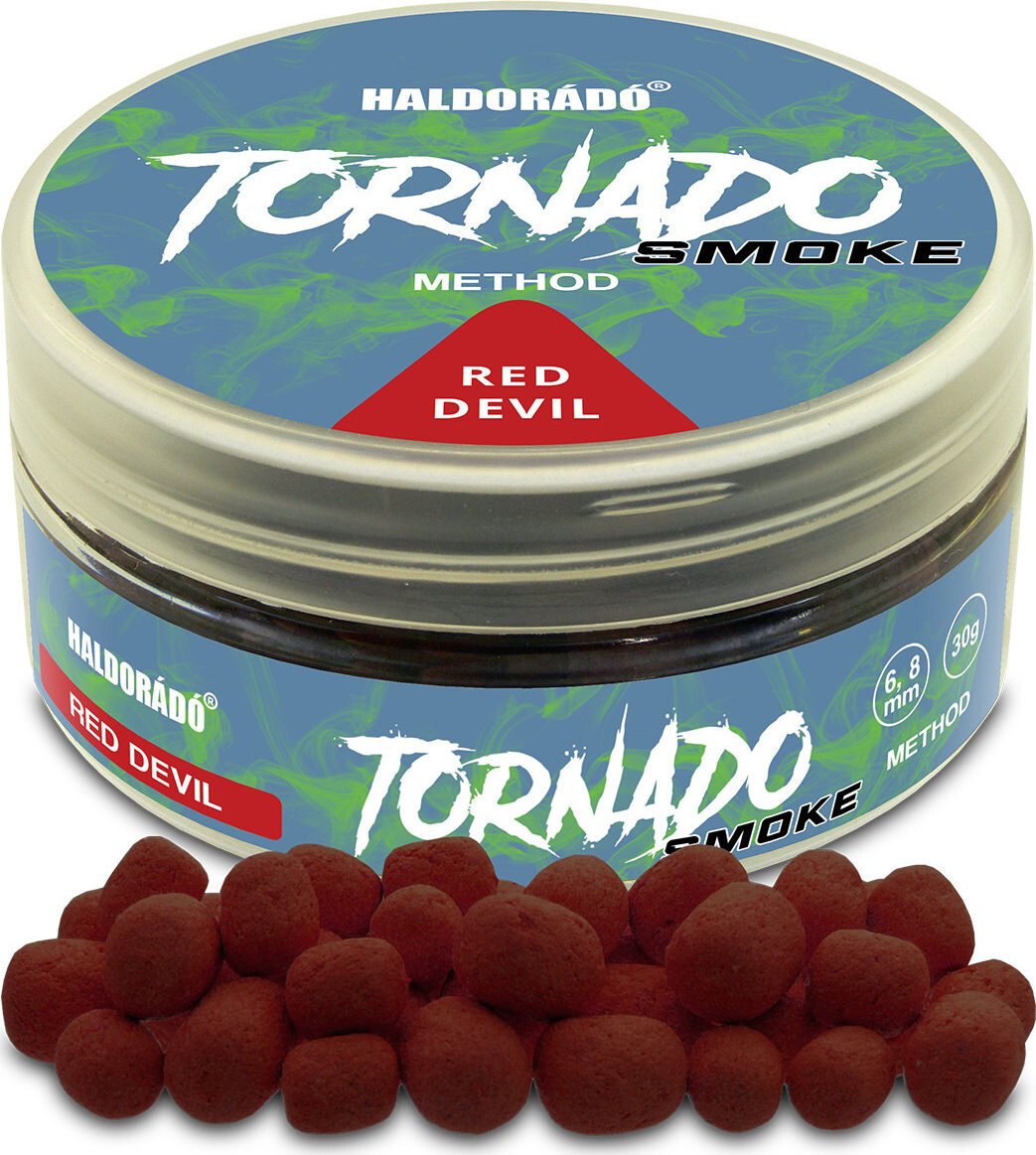 Haldorado Method Wafter Tornado Smoke 30 g 6 + 8 mm Red Devil