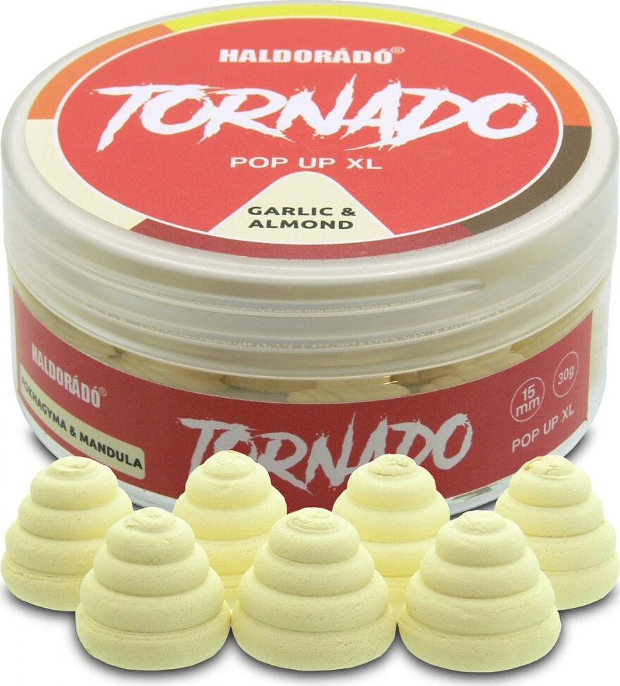 Haldorádó Pop-Up Tornado XL 30 g 15 mm Cesnak/Mandle